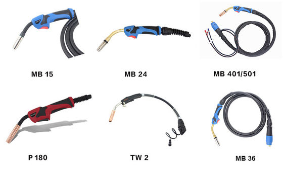 24KD Gas - abgekühltes CO2 Mig Mag Welding Torch 3m 4m 5m mit Euroverbindungsstück